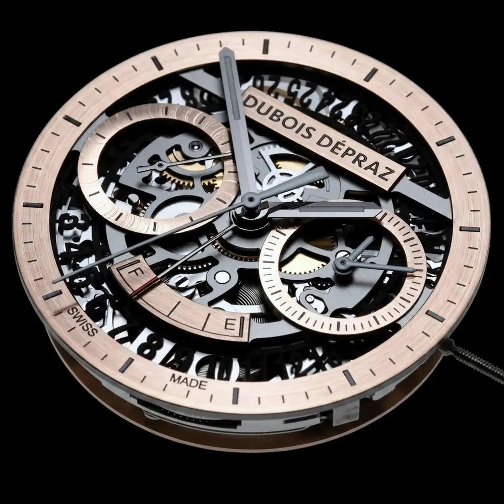 Chronographe squelette Dubois Dépraz